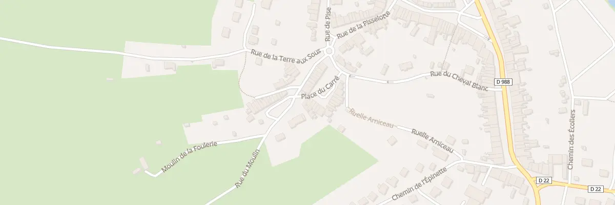 Plan du 9 Rue du Moulin à Renwez