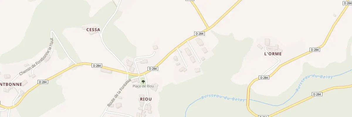 Plan du 2955 Rte de Saint Jean Chambre à Silhac