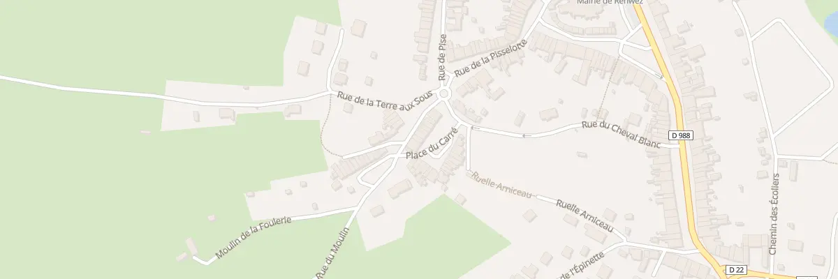 Plan du 7 Rue du Moulin à Renwez