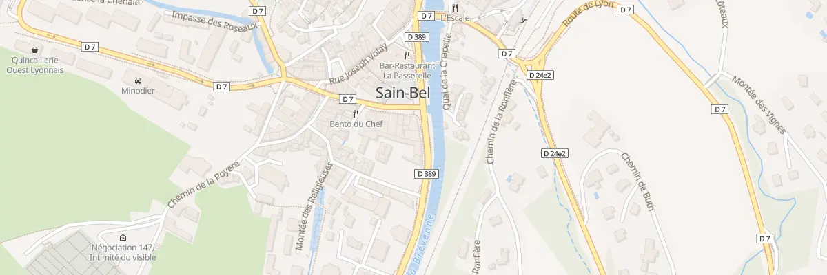 Plan du 16 Quai de la Brévenne à Sain-Bel