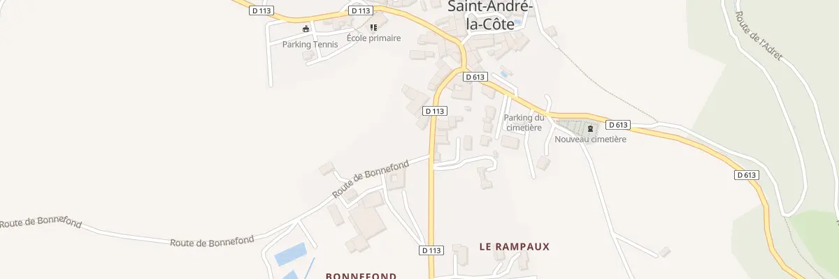 Plan du 5016 Le Bourg à Saint-André-la-Côte