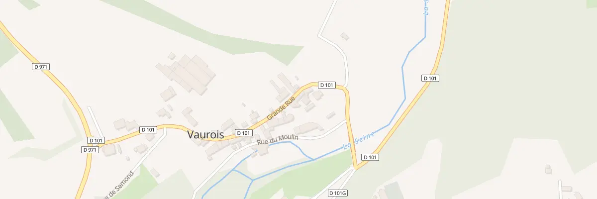 Plan du 6B Gr Grande Rue A Vaurois à Brémur-et-Vaurois