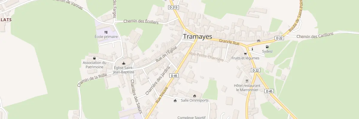 Plan du 2 Rue Neuve à Tramayes