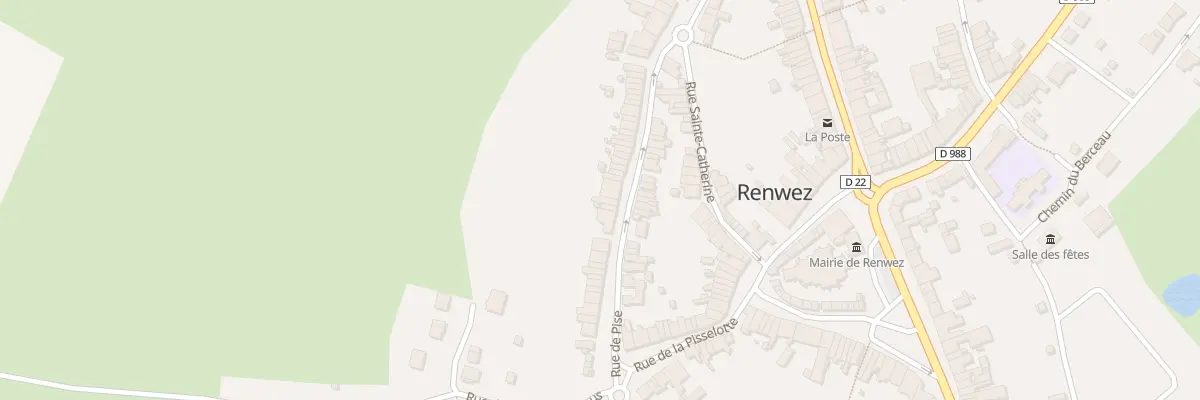 Plan du 61 Rue de Pise à Renwez