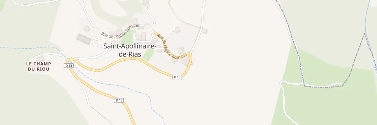 Plan du 5170 Le Village à Saint-Apollinaire-de-Rias