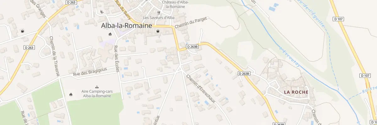 Plan du 5433 Alba à Alba-la-Romaine