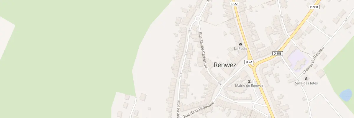 Plan du 55 Rue de Pise à Renwez
