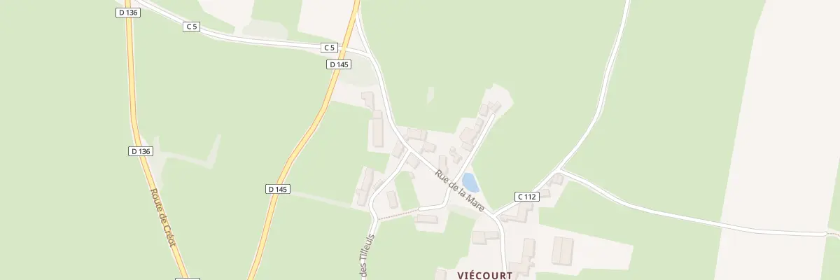 Plan du 5184 Viecourt à Saint-Gervais-sur-Couches