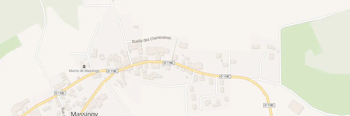 Plan du 9016 Rue Haute à Massingy