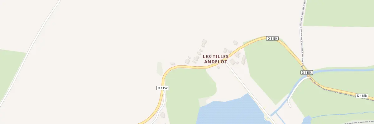 Plan du 16 Rue des Tilles Andelot à Chazilly