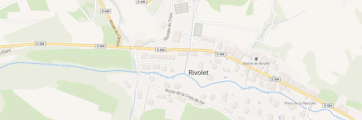 Plan du 5035 Le Bourg à Rivolet