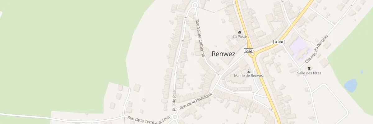 Plan du 20 Rue de Pise à Renwez