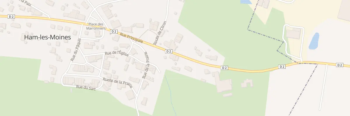 Plan du 5 Rte de Tournes à Ham-les-Moines
