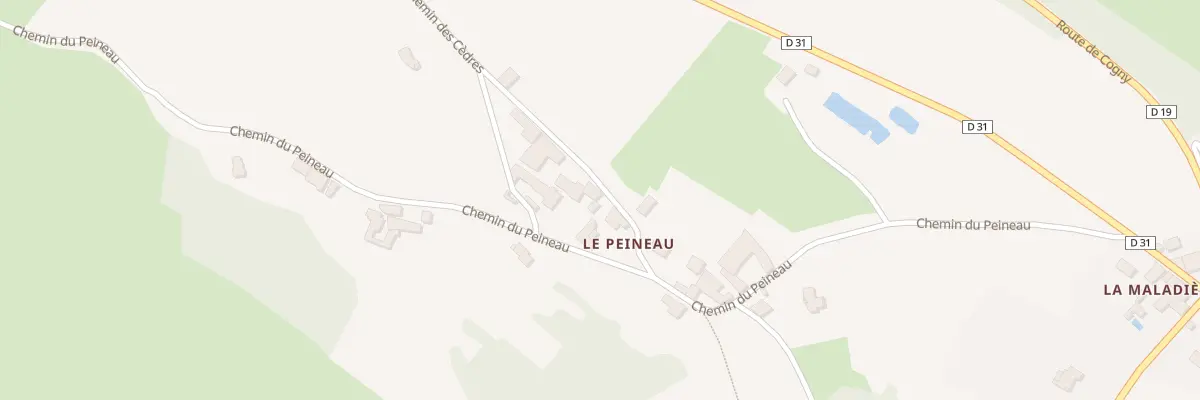Plan du 284 Che des Cèdres à Ville-sur-Jarnioux