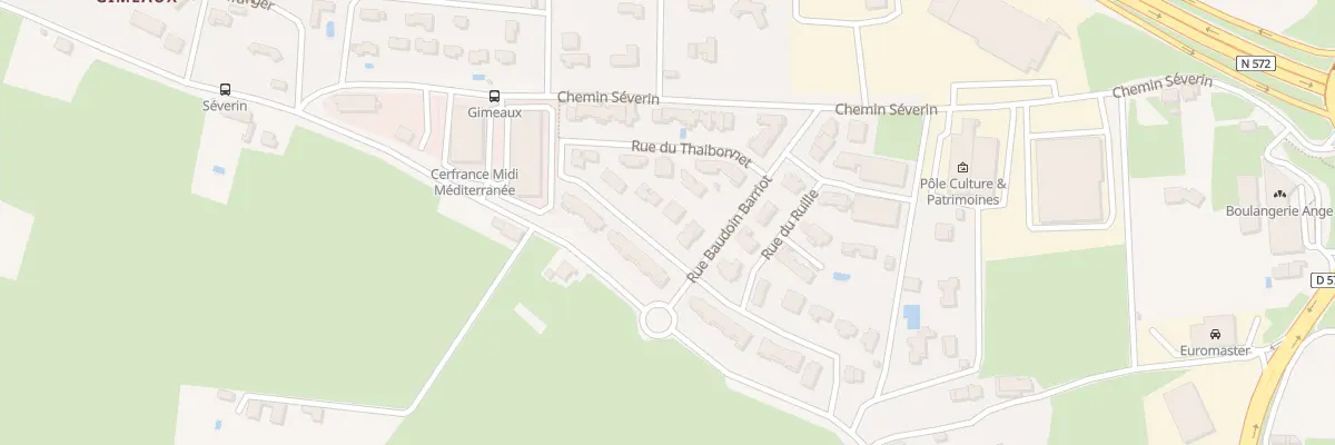 Plan du 216 Rue du Soulanet Gimeaux à Arles
