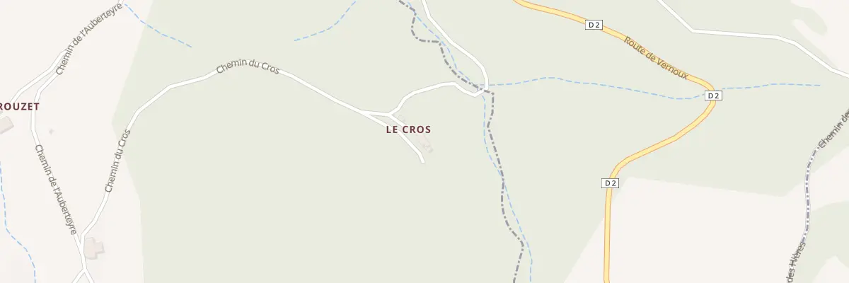 Plan du 530 Che du Cros à Saint-Basile