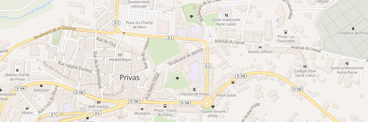 Plan du 4B Rue de Vernon à Privas