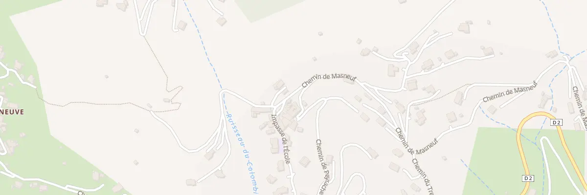 Plan du 885 Che de Masneuf à Coux