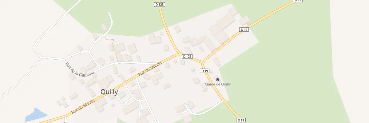 Plan du 1 Rue de la Cour des Pres à Quilly