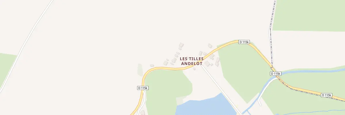 Plan du 12D Rue des Tilles Andelot à Chazilly
