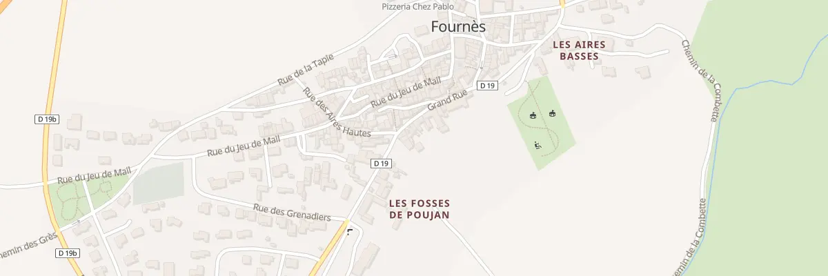 Plan du 18 Grand’Rue à Fournès
