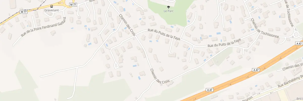 Plan du 24 Che des Croix à Rive-de-Gier