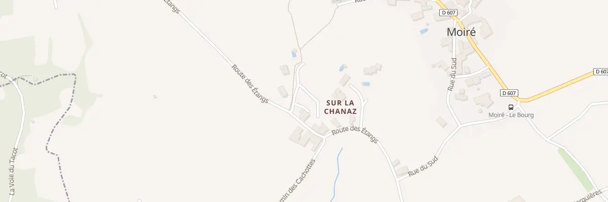 Plan du 5025 Sur la Chanaz à Moiré