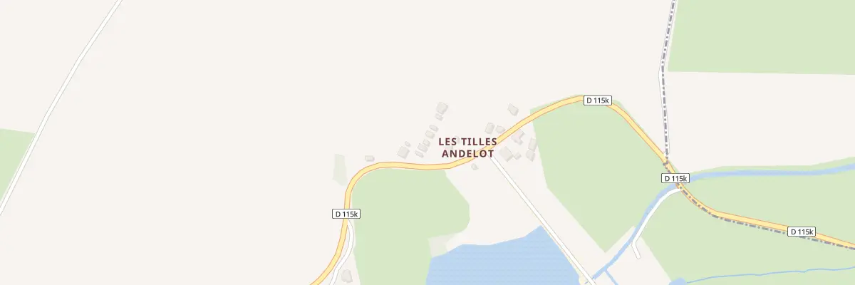 Plan du 12C Rue des Tilles Andelot à Chazilly