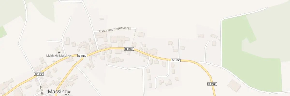 Plan du 9004 Rue Haute à Massingy