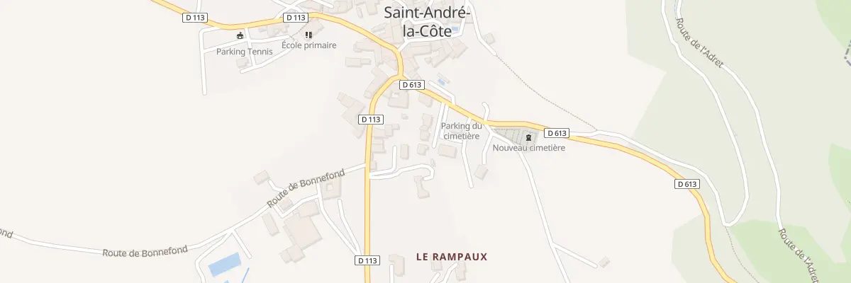 Plan du 5001 Rte de Mornant à Saint-André-la-Côte