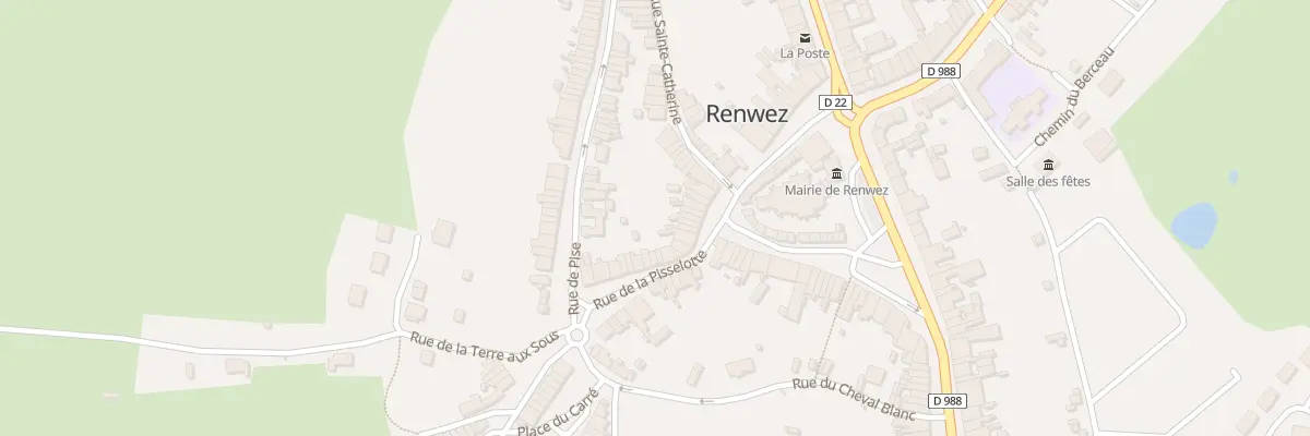 Plan du 12 Rue de la Pisselote à Renwez