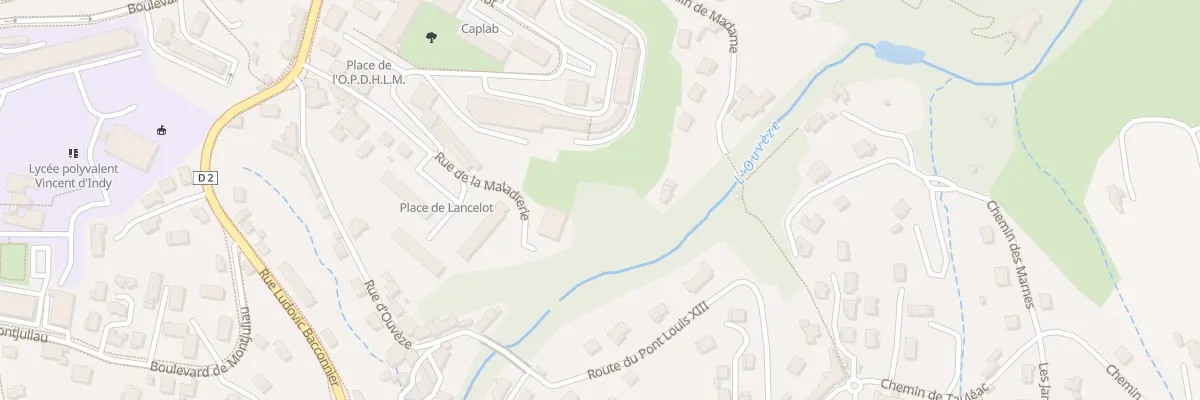 Plan du 23 Rue de la Maladrerie à Privas