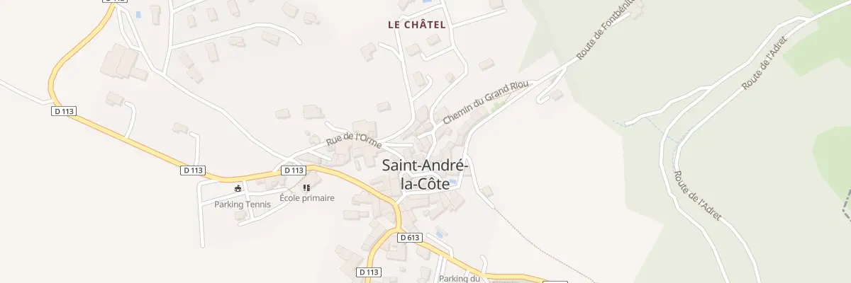 Plan du 5054 Le Bourg à Saint-André-la-Côte
