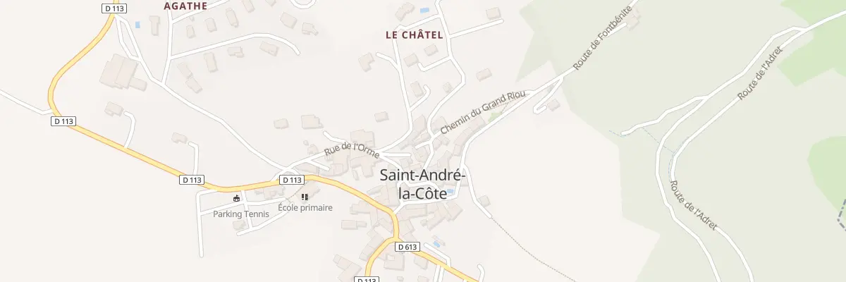Plan du 5053 Le Bourg à Saint-André-la-Côte