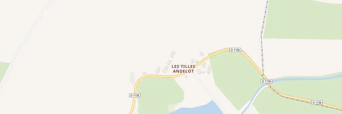 Plan du 12F Rue des Tilles Andelot à Chazilly
