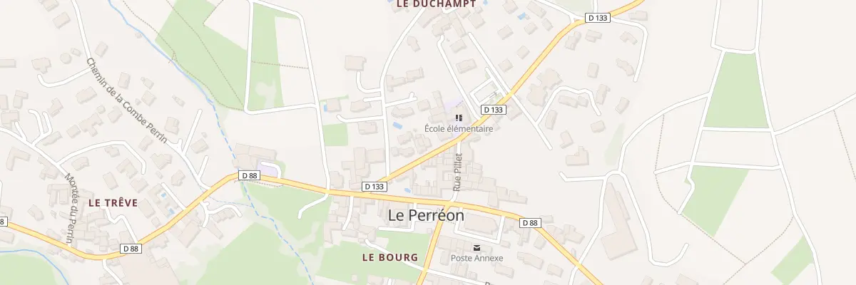 Plan du 87 Rue Tachon Paquet au Perréon