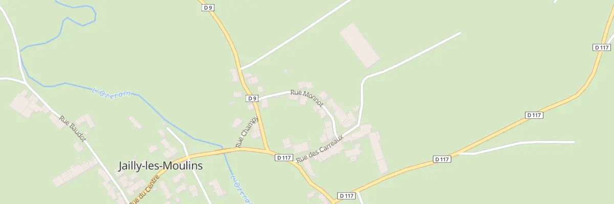 Plan du 5 Rue Monnot à Jailly-les-Moulins
