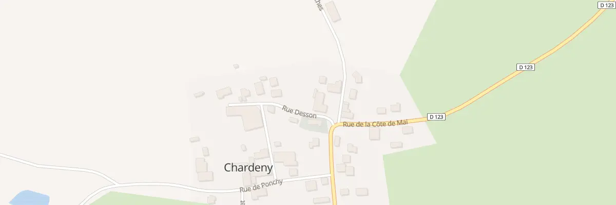 Plan du 4 Rue Desson à Chardeny