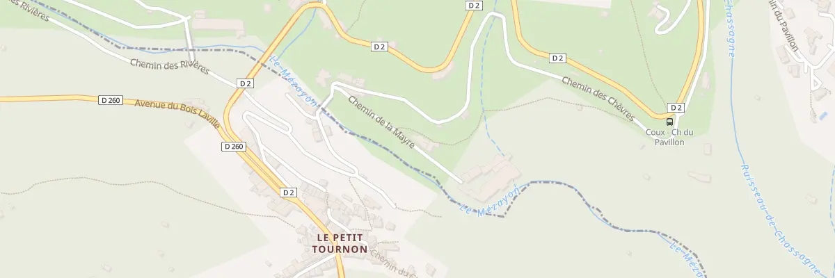 Plan du 5310 La Mayre à Coux