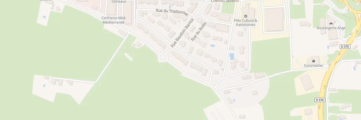 Plan du 91 Rue du Soulanet Gimeaux à Arles