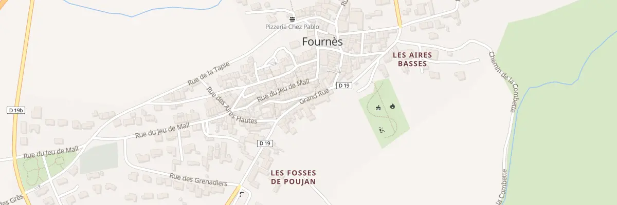 Plan du 30 Gr Grand Rue à Fournès
