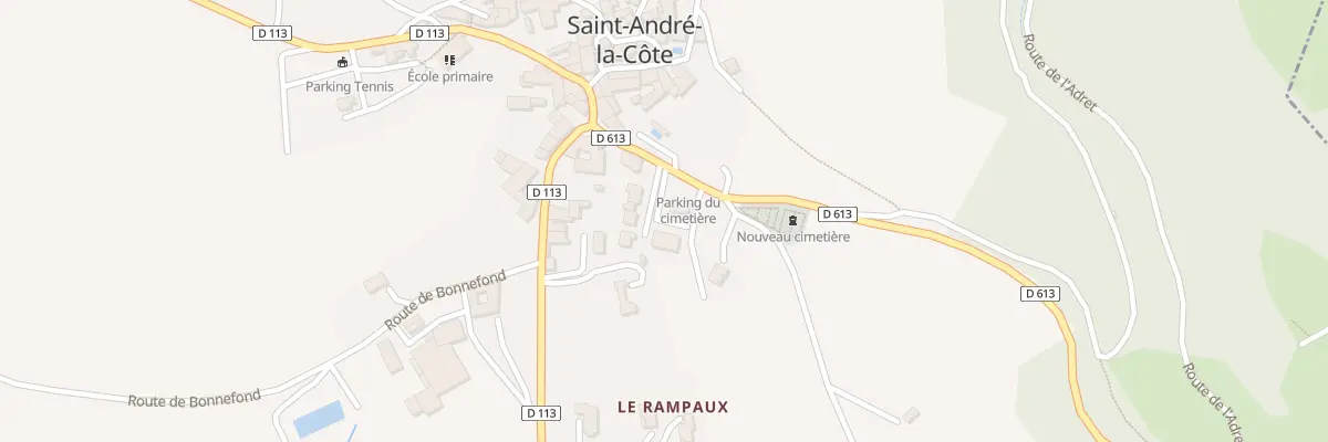 Plan du 5000 Le Bourg à Saint-André-la-Côte