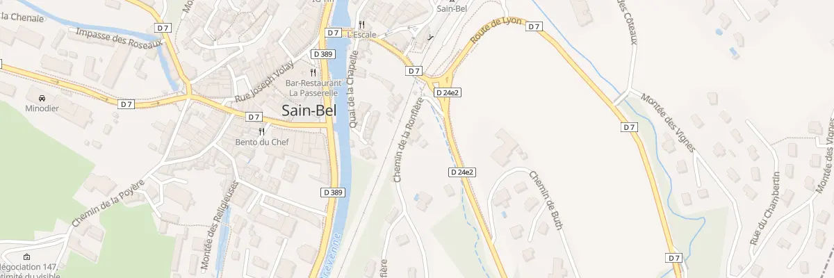 Plan du 51 Che de la Ronfière à Sain-Bel