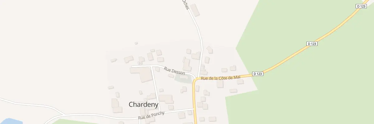 Plan du 2 Rue Desson à Chardeny