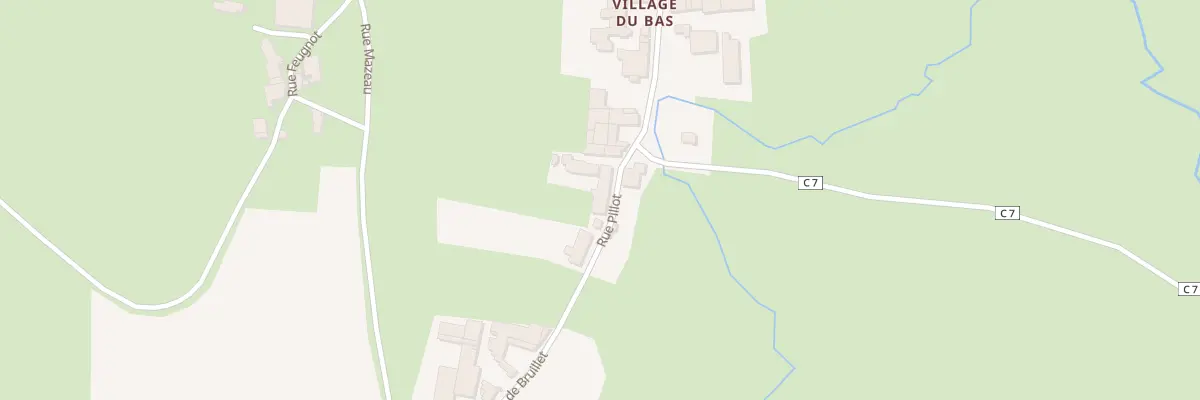 Plan du 3 Rue Pillot à Villeberny
