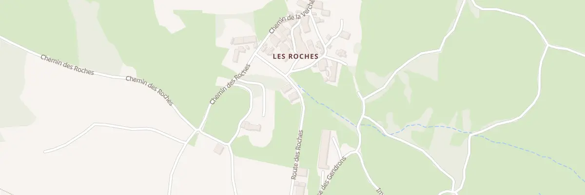 Plan du 5344 Les Roches à Tramayes