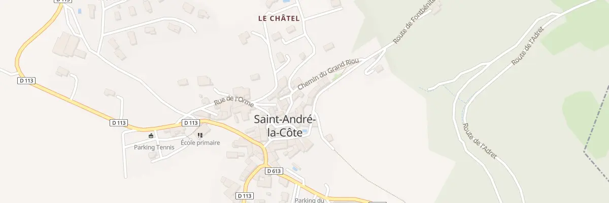 Plan du 5038 Le Chatel à Saint-André-la-Côte