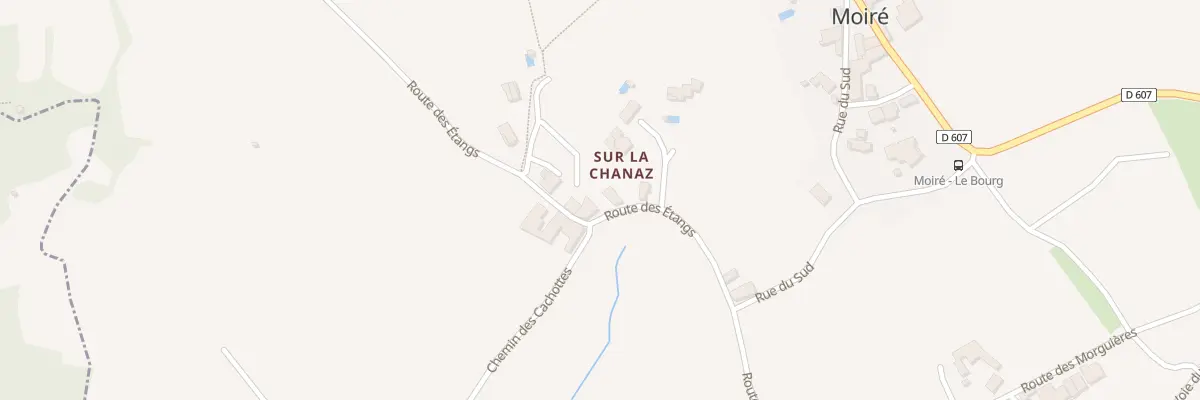 Plan du 5024 Sur la Chanaz à Moiré