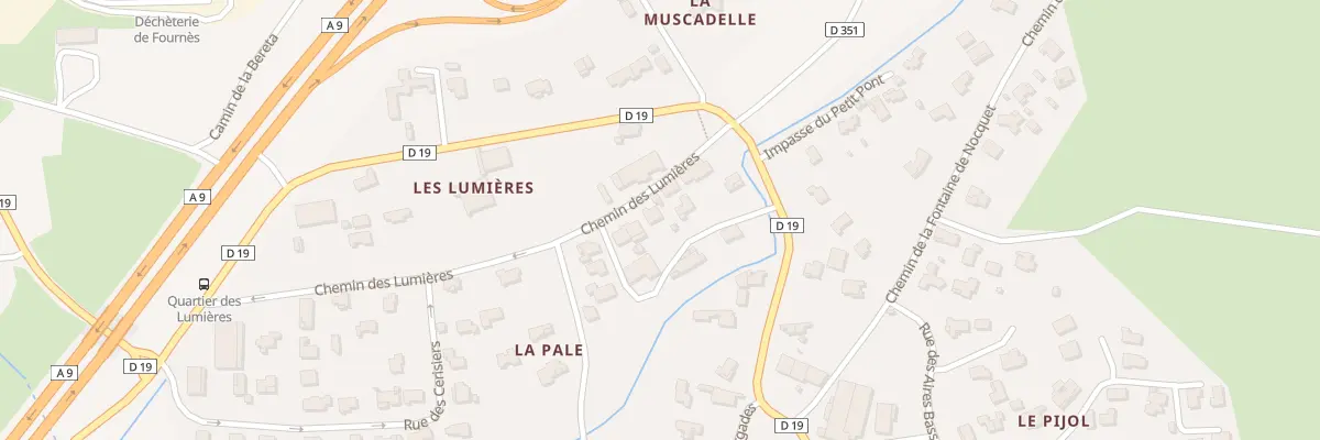Plan du 3B Che des Lumieres à Fournès