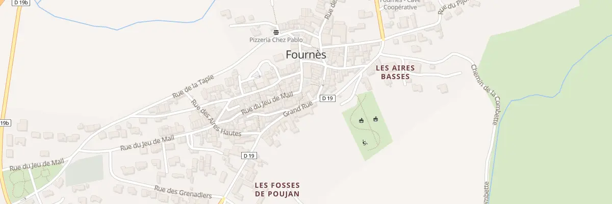 Plan du 5170 Gr Grand Rue à Fournès